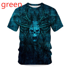 Goth, Funny T Shirt, Slim T-shirt, skull
