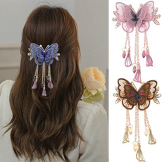 butterfly, hair, Tassels, Fashion