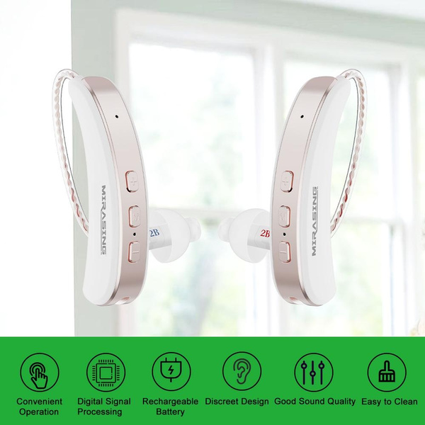 OTC Hearing Aids Powered Hearing Aids for Adults and Seniors with