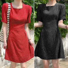 Mini, short sleeve dress, Sleeve, Summer