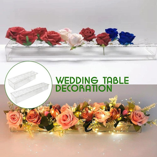 diningtabledecor, Flowers, Clear, Wedding