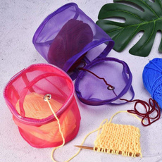 meshdustbag, case, weavingroundbag, knittingbasket