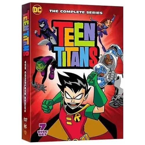 Teen titans the complete series dvd tv 2003 2006 7 disc movie box