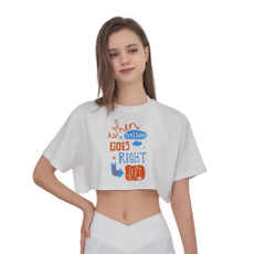 womenssummerclothe, Graphic T-Shirt, letter print, Summer