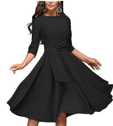Swing dress, slim, Floral print, newdresse