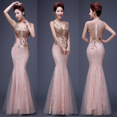 major, Lace, Evening Dress, Dress