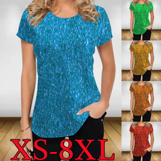 Summer, fashion women, Plus Size, Tops & Blouses