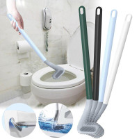 Creative Toilet Brush with Holder Bowl&Long Handle, Household Bathroom  Cleaning Tool Cleaner and Base for Storage&Organization, Thick Bristle for  Deep