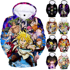 sevendeadlysinssweatshirtshoodie, sevendeadlysins3dpullover, hooded, animehoodiesweatshirt