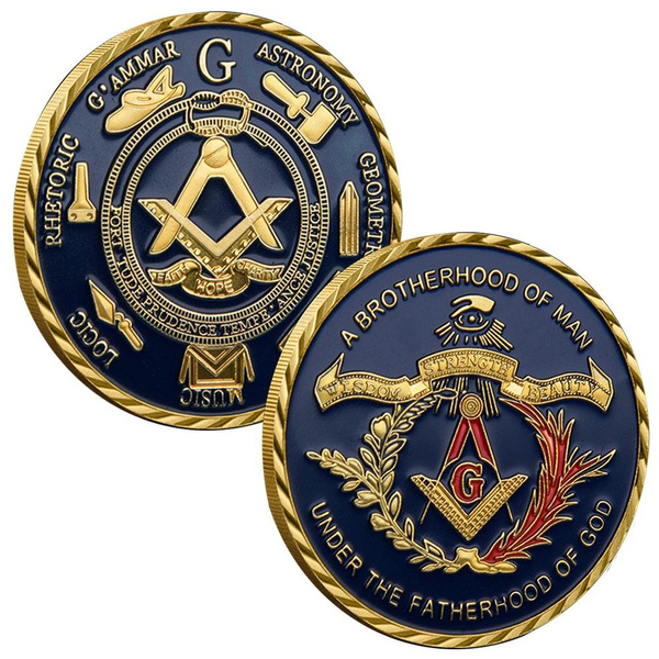 Masonic relief color challenge Coin | Wish