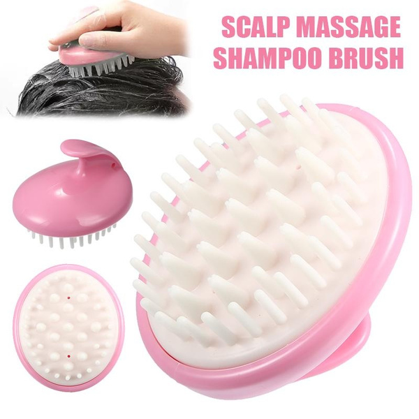 Anti-dandruff Head Massage Shampoo Brush Anti-itch Scalp Massage Brush ...