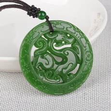 engraving, Pendant, Green, Jewelry