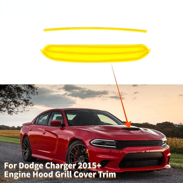 Engine Hood Grille Scoop Air Vent Cover Trim Grill Insert Guard Frame