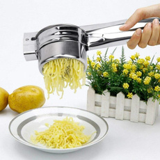 stainlesssteelpotatomasher, Steel, ricerfruitpressjuicerkitchensupplie, vegetablestuffingdehydratorpotatomasher