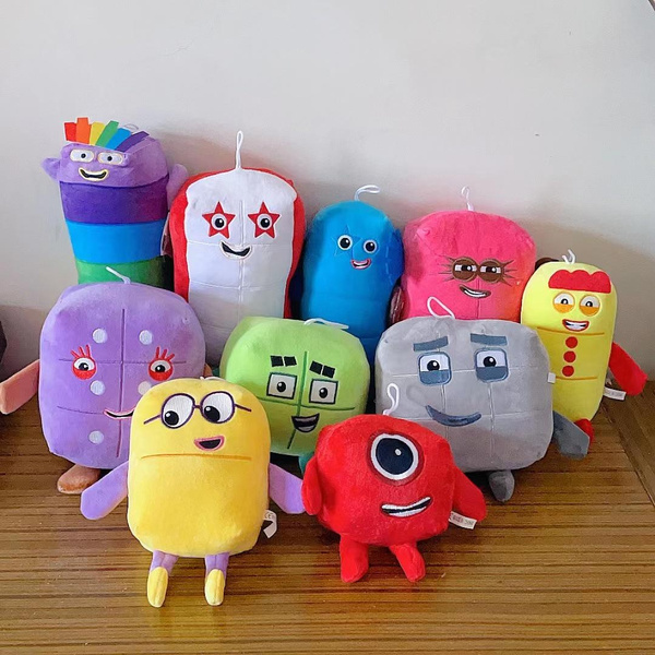 Number Plush Digital Stuffed Toys,1-10 Number Stuffed Toy Anime Number ...