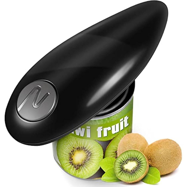 Electric Can Opener One Touch Switch Smooth Edge Automatic Electric Can Opener, Food-Safe And Battery Operated Handheld Can Opener