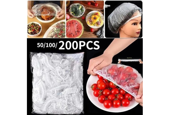 200pcs Disposable Bowl Covers Elastic Sealed Food Dust Plate Covers Sleeve  - Bowls, Facebook Marketplace