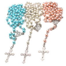 Religion & Spirituality, Jewelry, Chain, rosarybeadnecklace