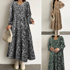 Plus Size, pleated dress, long dress, plus size dress