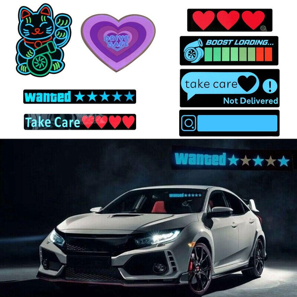 Auto/Moto Electric Decoration Sticker Various Styles Windshield Sticker