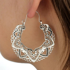 Hoop Earring, Dangle Earring, Jewelry, vintage earrings