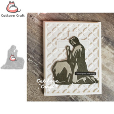 stencil, Scrapbooking, catlovecraft, easterprayer
