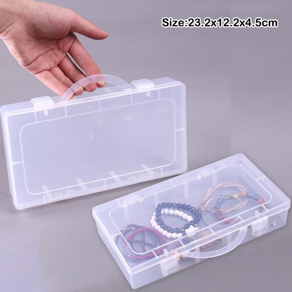 Transparent PP Box Rectangular Plastic Packaging Empty Box Storage Box