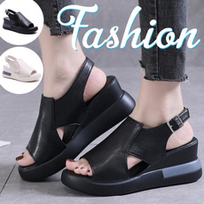 casual shoes, wedge, Sandals, Platform Shoes