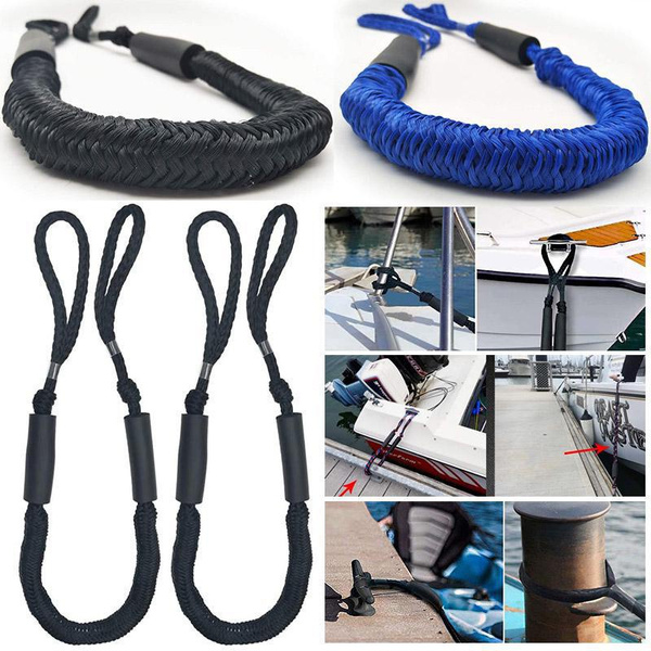 Boat Bungee Dock Lines,4 Ft Mooring Rope Boating Dock Accessories