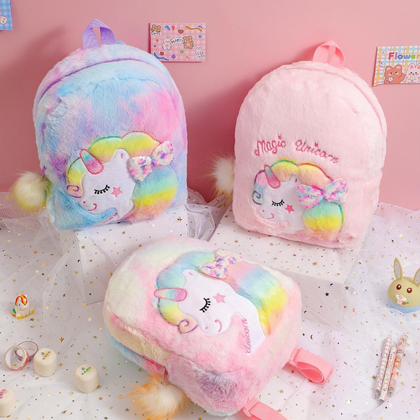 Soft best sale unicorn backpack