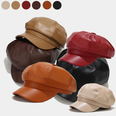 Fashion, beanies hat, Driving Cap, leather
