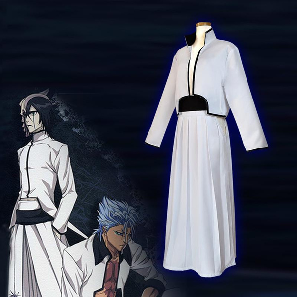 Anime BLEACH COSPLAY Arrancar Espada NO.6 Grimmjow Jeagerjaques robe