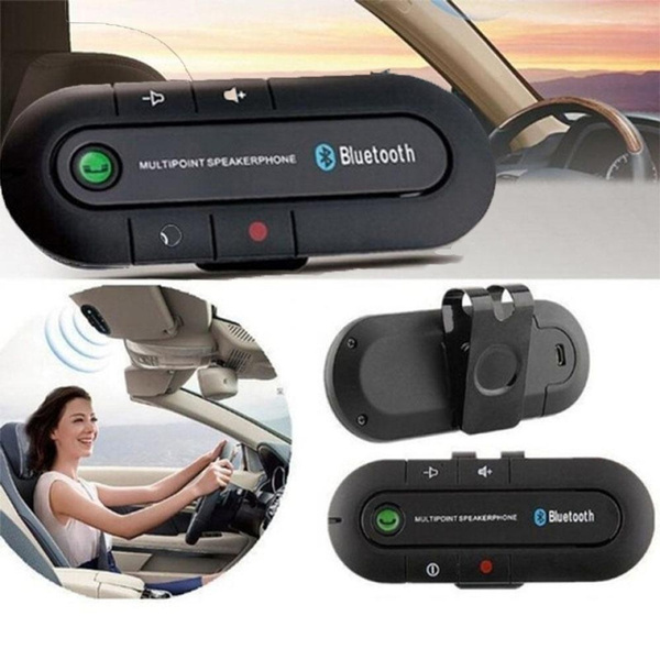 New Bluetooth Wireless Handsfree Magnetic Slim Car Kit Speaker Phone ...