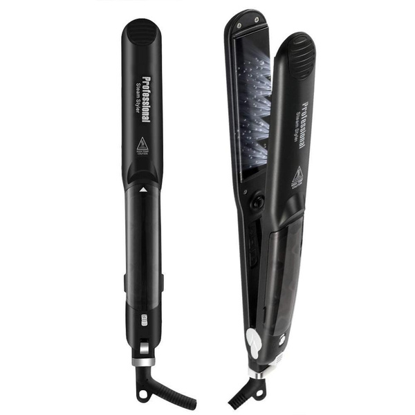 2 in 1 outlet professional steam hair straightener