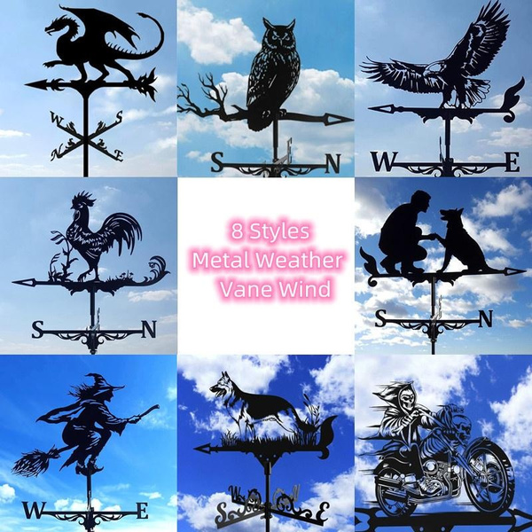 Metal Weather Vane Wind Direction Measuring Instrument Roof ...