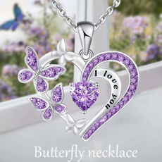 Gifts For Her, Beautiful, Chain Necklace, butterfly