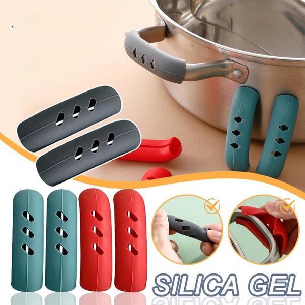 Grip Silicone pot Holder Sleeve Pot Glove Pan Handle Cover Grip
