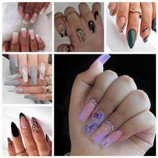 nail decoration, wearablefakenail, Moda, nail tips