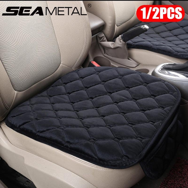 SEAMETAL Plush Car Seat Covers Front Seat Covers Car Cushion Nonslip