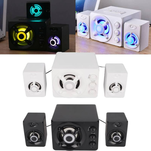 thumbnail image 2 of SADA V-196 USB 2.1 Computer Speakers – Desktop PC Laptop Stereo, 3D Bass, Wired 2 of 5