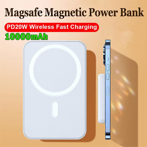 10000mAh MagSafe Wireless Power Bank for iPhone 14/13/12 Pro Max