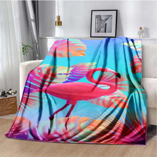 flamingo, Sofas, Blanket, Cover