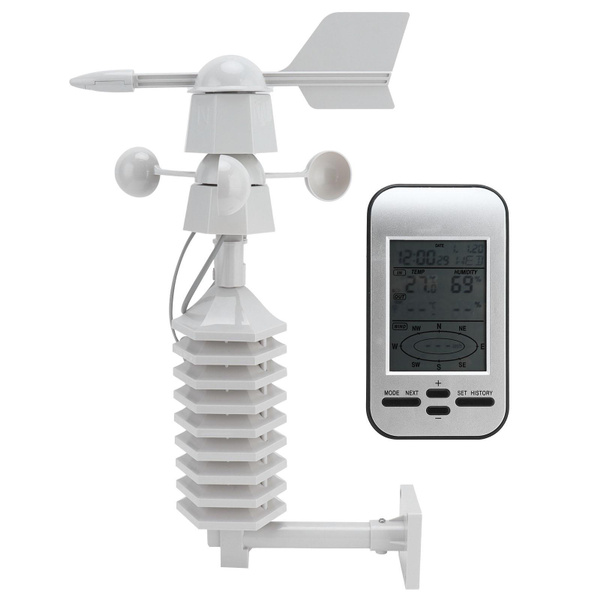 Professional Weather Station With Outdoor Sensor Rain Gauge Weather ...