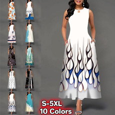 Summer, womens dresses, ruffle, Dresses