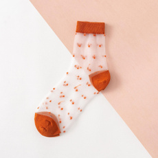 Summer, womensock, Colorful, Elastic