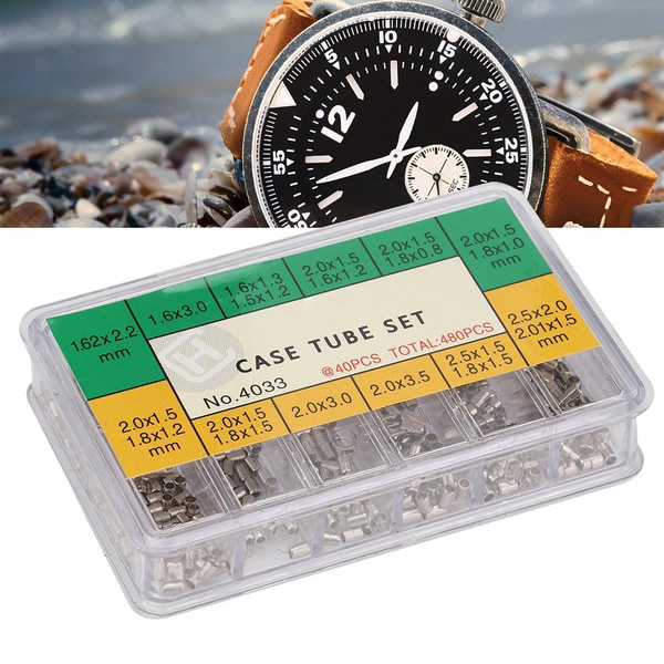 12 Sizes Of Watch Case Tube Metal Repairing Tool For Watch Watchmaker