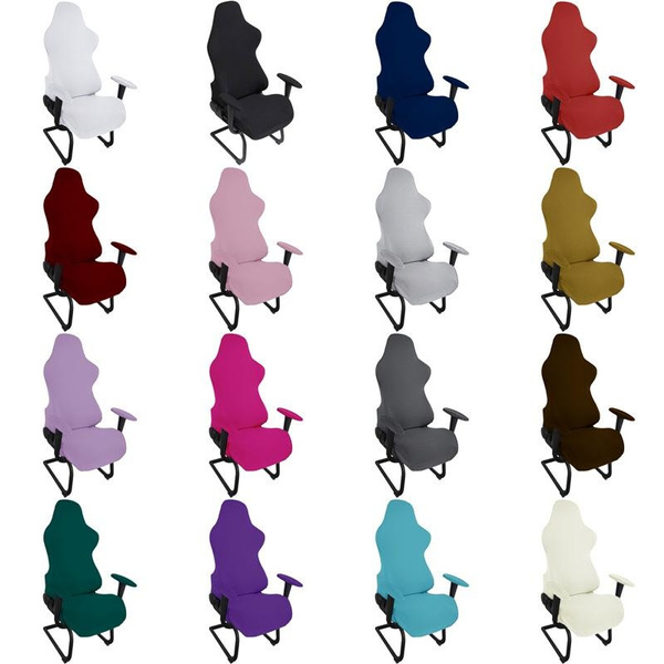 Computer Game Chair Cover Slipcovers Stretchy Polyester Covers for