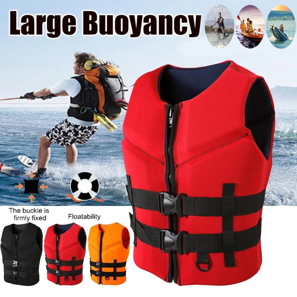 Life Vest Adults Surf Vest Kayak Wakeboard Motorboats Raft Rescue Boat ...