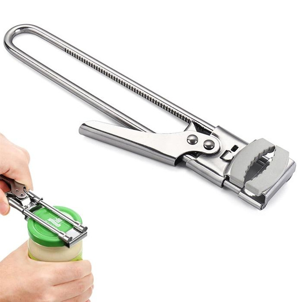 Adjustable Can Opener Stainless Steel Jar Openers Anti-hand