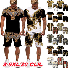 golden, Two-Piece Suits, Fashion, printed